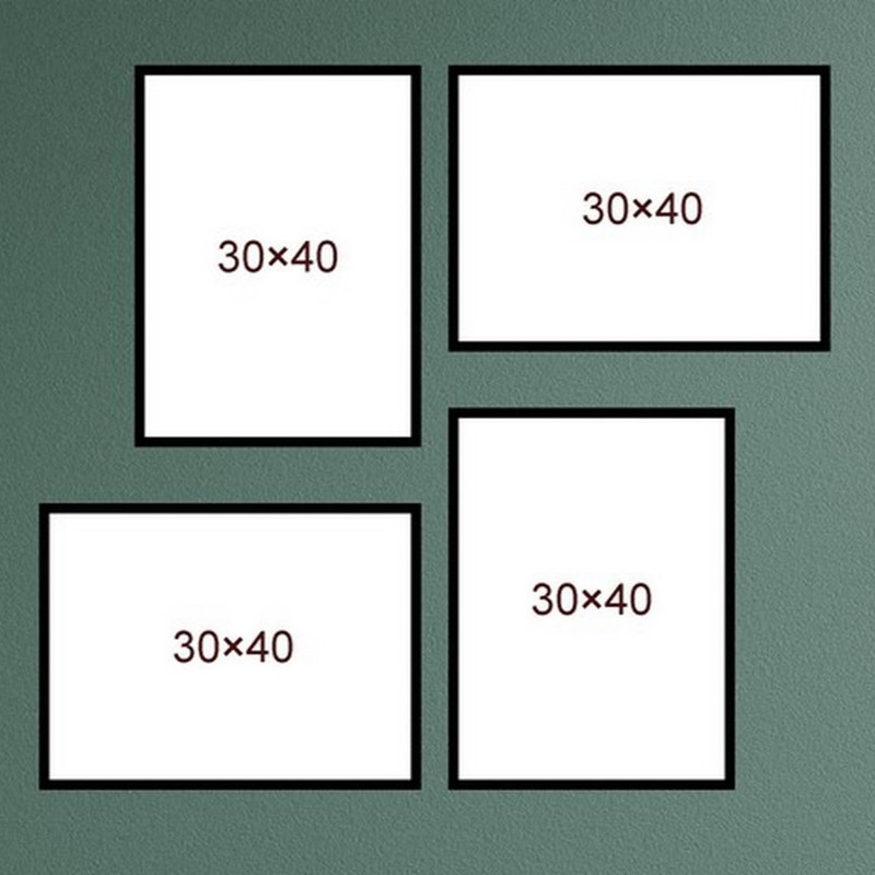 قاب عکس بکلیت مدل 30x40-215T مجموعه چهار عددی