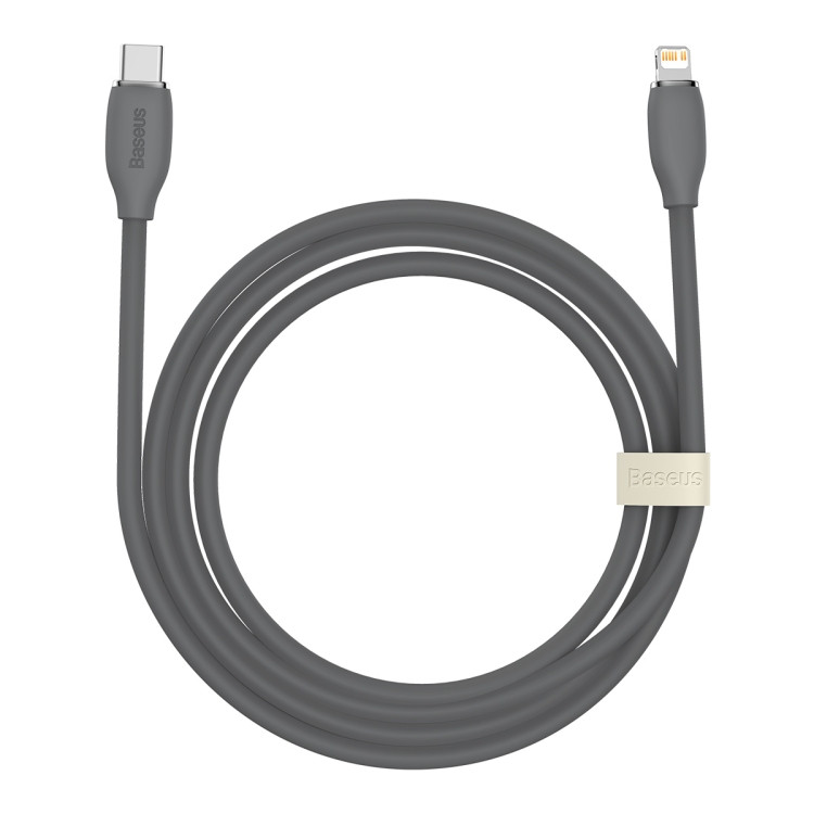 کابل تبدیل لایتنینگ به USB-C باسئوس مدل Jelly Liquid Silica Gel طول 1.2 متر 