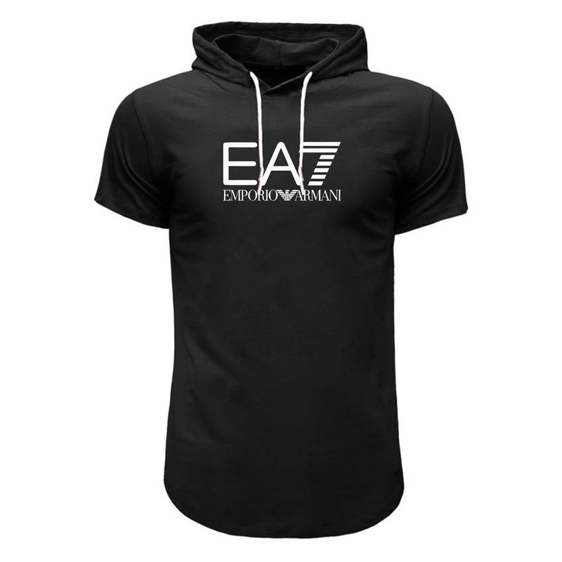 تی شرت کلاه دار مردانه مدل EA7 8011