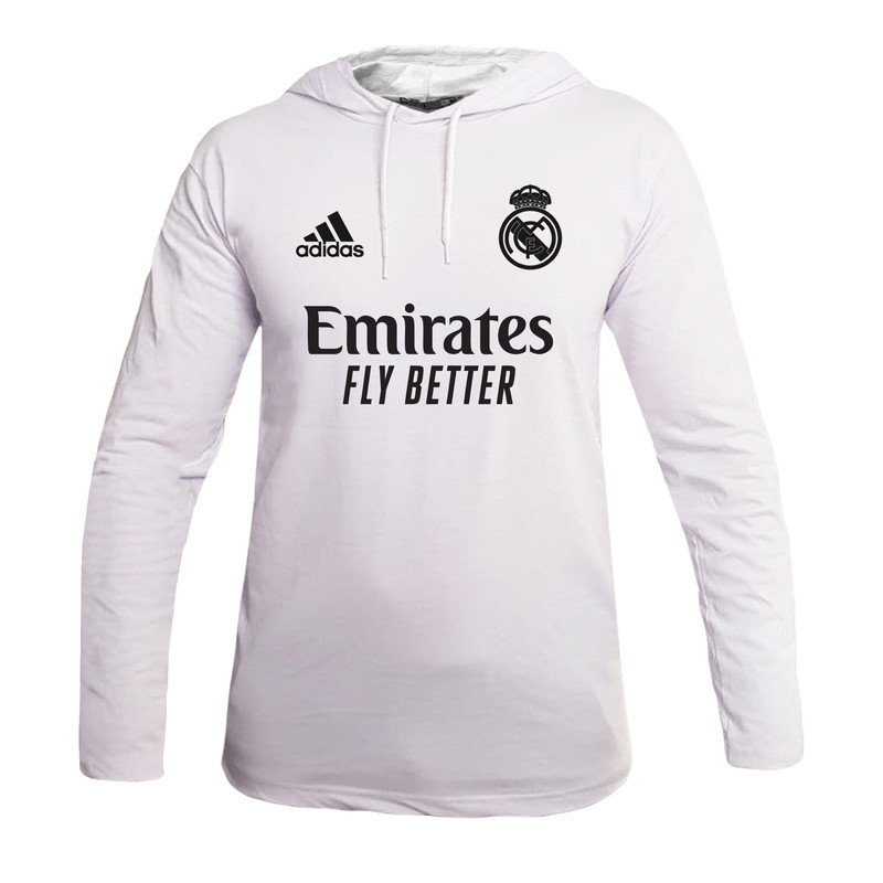 تی شرت کلاه دار مردانه مدل رئال کد 3954