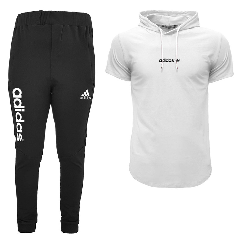 ست تی شرت کلاه دار و شلوار مدل 00404630