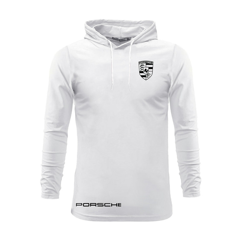 تی شرت کلاه دار آستین بلند مردانه مدل po  کد 76543