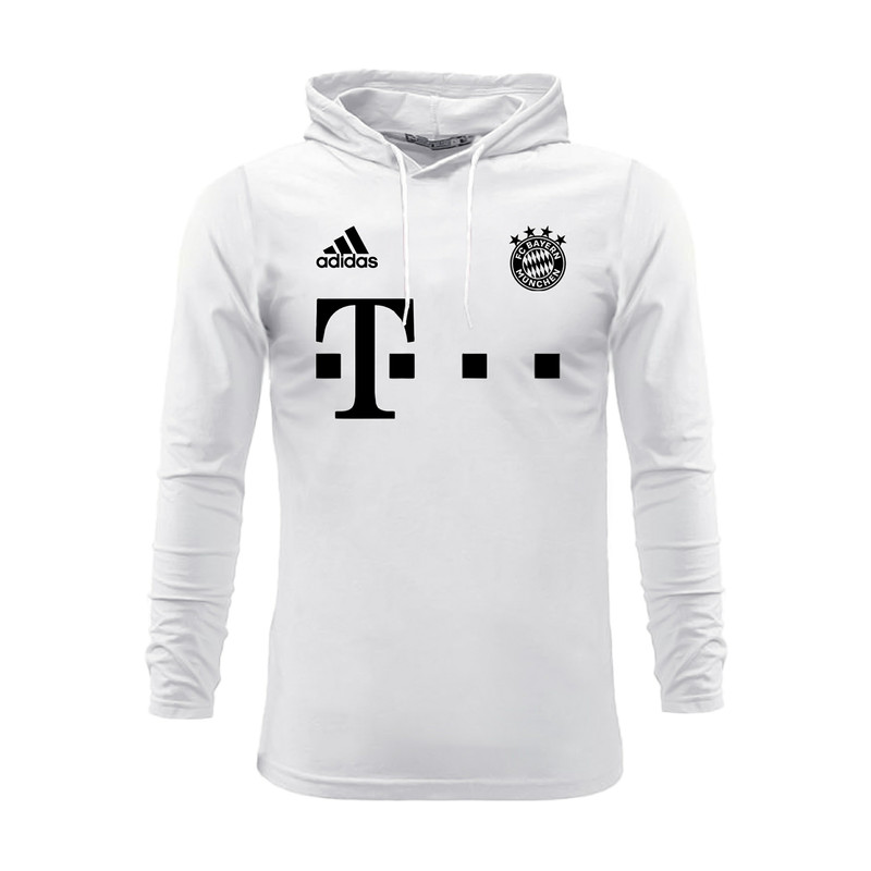 تی شرت کلاه دار آستین بلند مردانه مدل bar  کد 87899