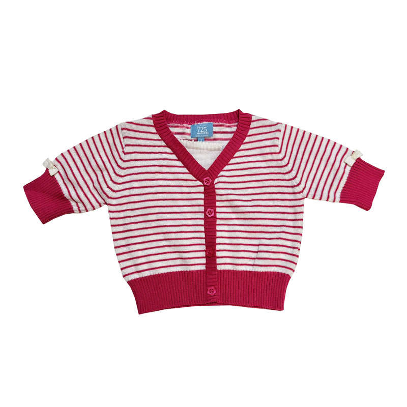 ژاکت نوزادی بابیس مدل راه راه