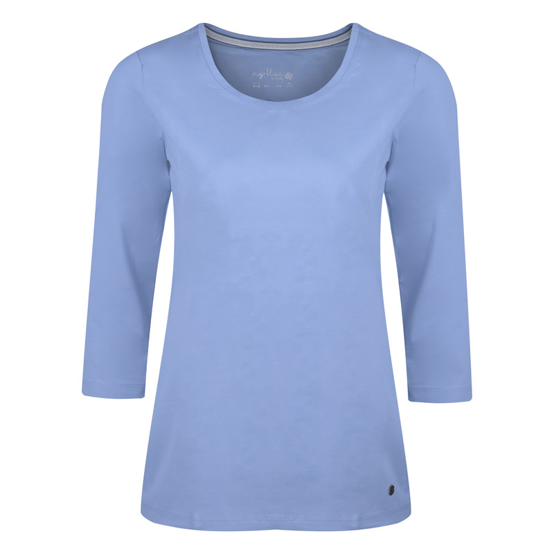 بلوز آستین سه ربع یقه گرد زنانه مدل M647