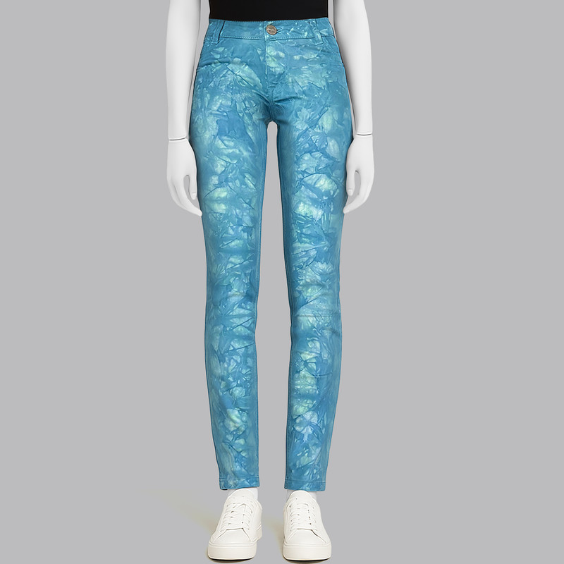 شلوار جین زنانه مدل ابر و باد