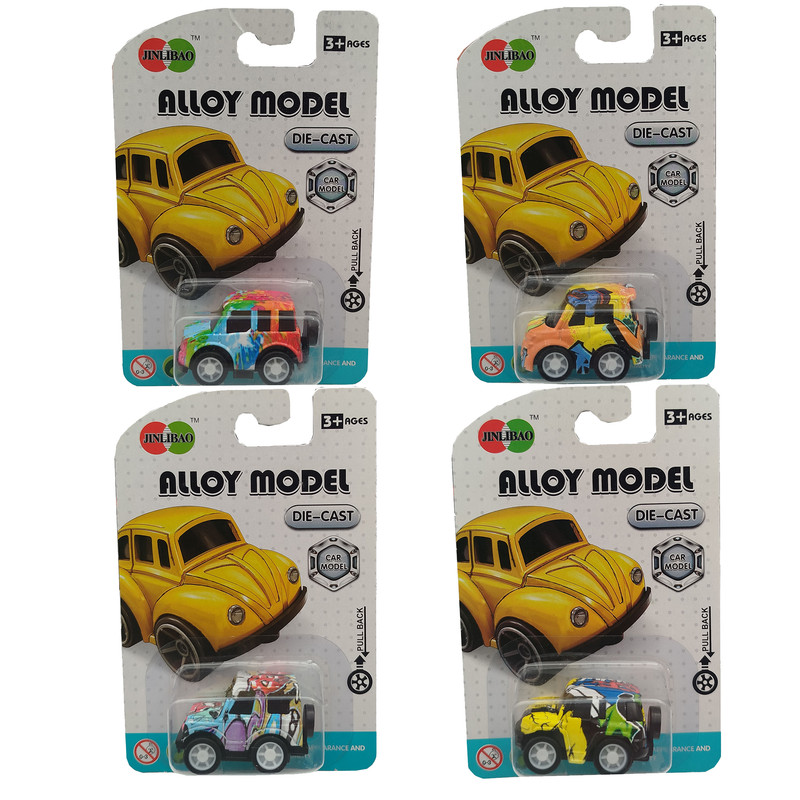 ماشین بازی مدل RJ4 بسته 4 عددی