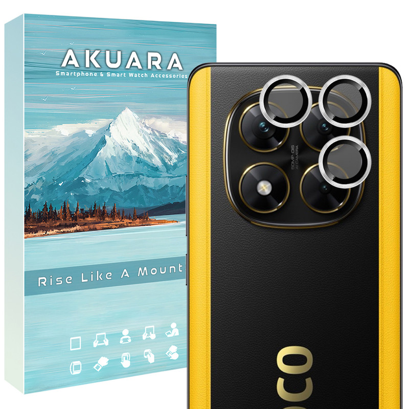 محافظ لنز دوربین آکوآرا مدل Ring MT مناسب برای گوشی موبایل شیائومی Poco X7