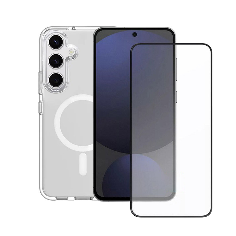 کاور آکوآرا مدل MagSafe GLS مناسب برای گوشی موبایل سامسونگ Galaxy S23 FE به همراه محافظ صفحه نمایش