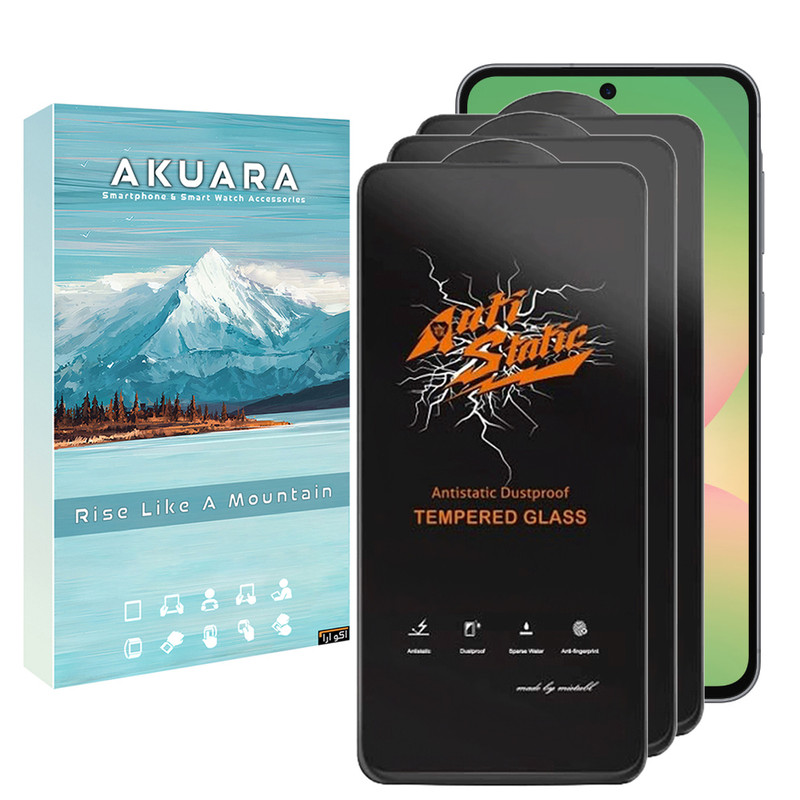محافظ صفحه نمایش آکوآرا مدل AKU MAS3 مناسب برای گوشی موبایل شیائومی Poco X5 Pro / Redmi Note 12 Pro 4G / Redmi Note 12 Pro Plus مجموعه سه عددی