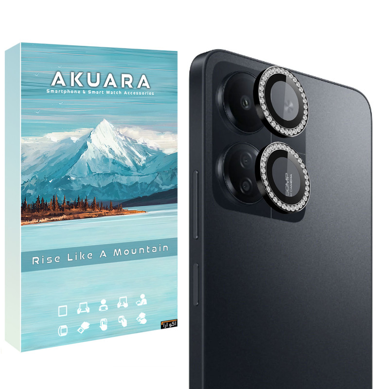 محافظ لنز دوربین آکوآرا مدل Ring Diamond STL مناسب برای گوشی موبایل شیائومی Redmi 13C