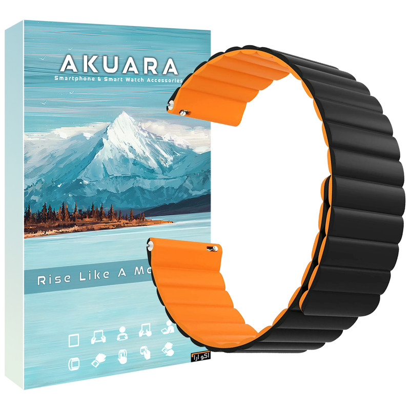 بند آکوآرا مدل Silic Link BK AK مناسب برای ساعت هوشمند کیسلکت Kr / Kr2 / Kr pro