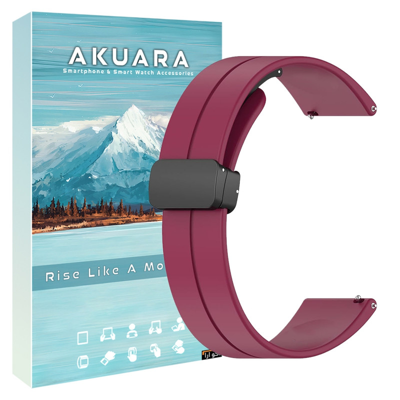 بند آکوآرا مدل Silicone Magnet AK مناسب برای ساعت هوشمند شیائومی S1 / S1 Active / S2 / Mi Watch XMWTCL02 / Mi Watch Color 2 / Mi Watch Color