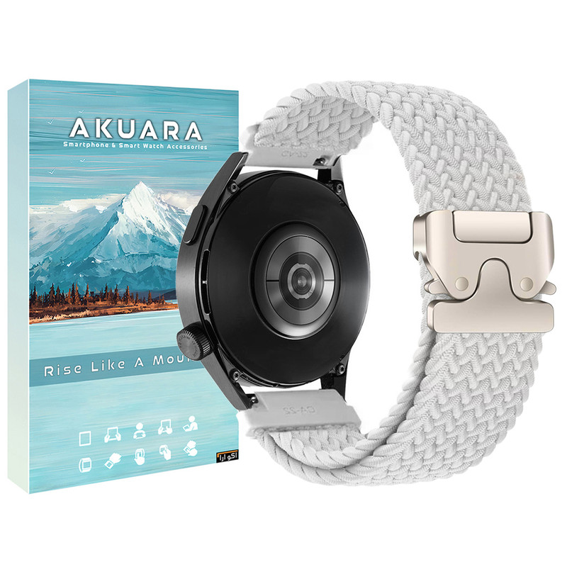 بند آکوآرا مدل Woven Parachute مناسب برای ساعت هوشمند سامسونگ Galaxy Watch 6 40mm / 6 44mm / 6 Classic 43mm / 6 Classic 47mm