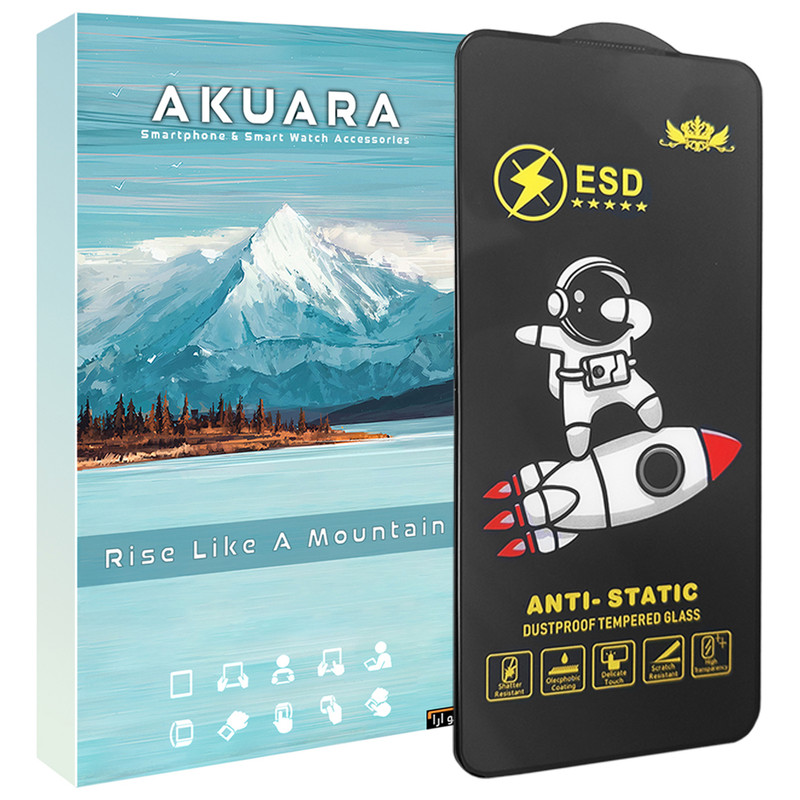 محافظ صفحه نمایش آکوآرا مدل Astronaut AKU مناسب برای گوشی موبایل اپل iPhone 13