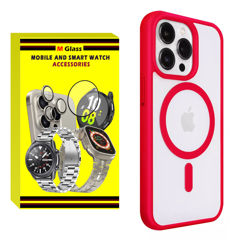کاور ام‌گلس مدل Magsafe Border مناسب برای گوشی موبایل اپل iPhone 16 Pro