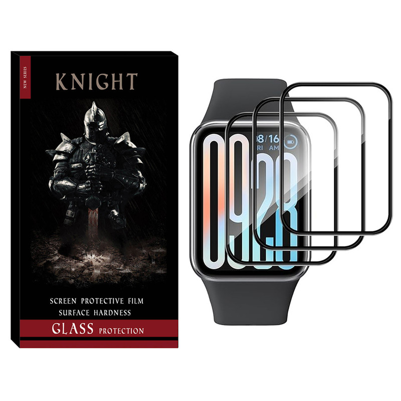 محافظ صفحه نمایش نایت مدل Nano Pmma KT مناسب برای ساعت هوشمند شیائومی Smart Band 9 Pro بسته سه عددی