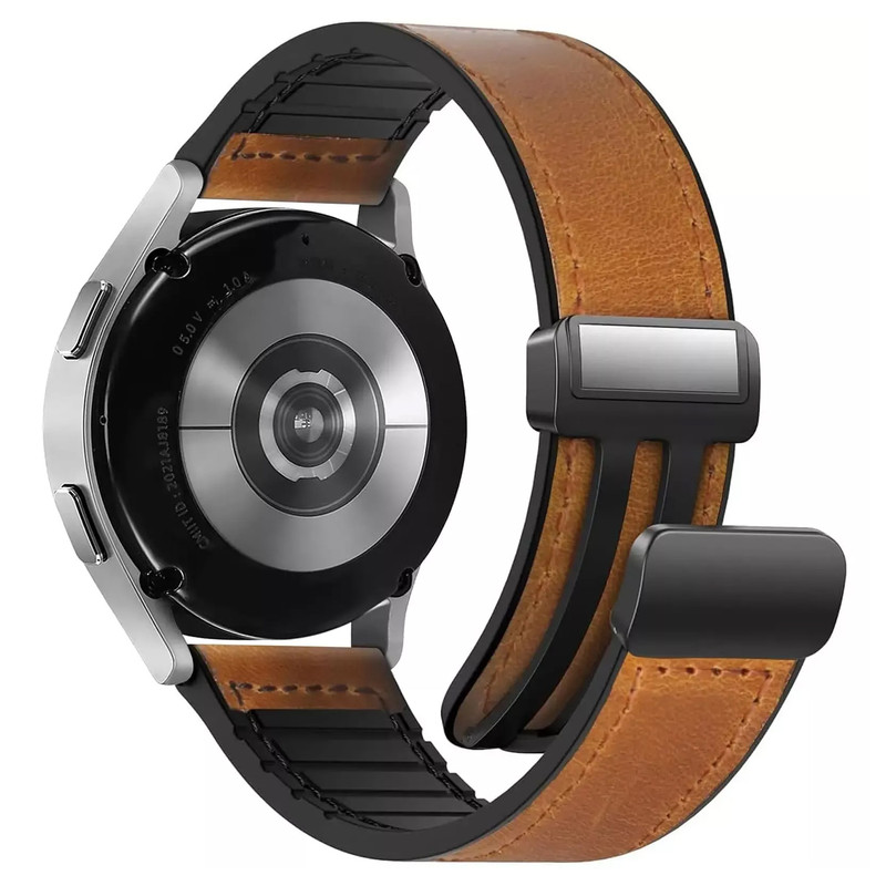 بند آلتیمیت شیلد مدل Sic Leather MG مناسب برای ساعت هوشمند سامسونگ Galaxy Watch 4 40mm/4 44mm/5 40mm/5 44mm/6 40mm/6 44mm/7 40mm/7 44mm