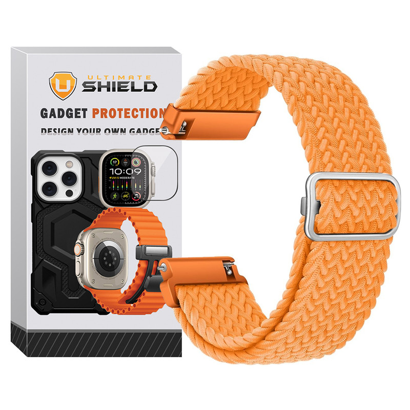 بند آلتیمیت شیلد مدل Braided LP TW مناسب برای ساعت هوشمند گلوریمی GX SPORT / GX Race 22mm