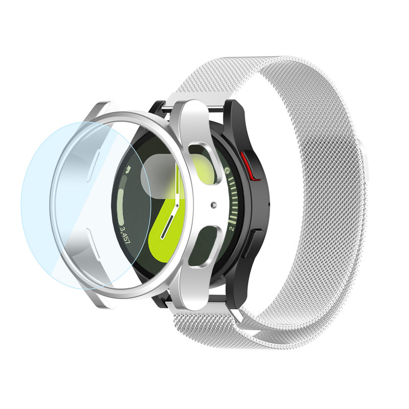 بند آلتیمیت شیلد مدل Milan GRD مناسب برای ساعت هوشمند سامسونگ Galaxy Watch 4 Classic 46mm به همراه کاور