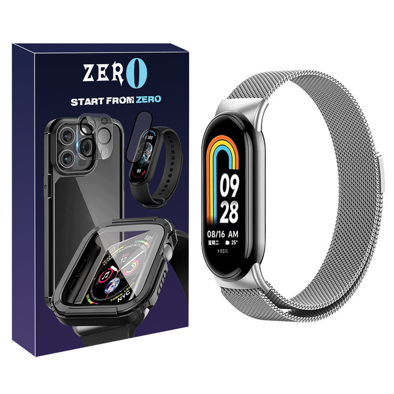 بند زیرو مدل Milanese ZR مناسب برای ساعت هوشمند شیائومی Mi Band 9