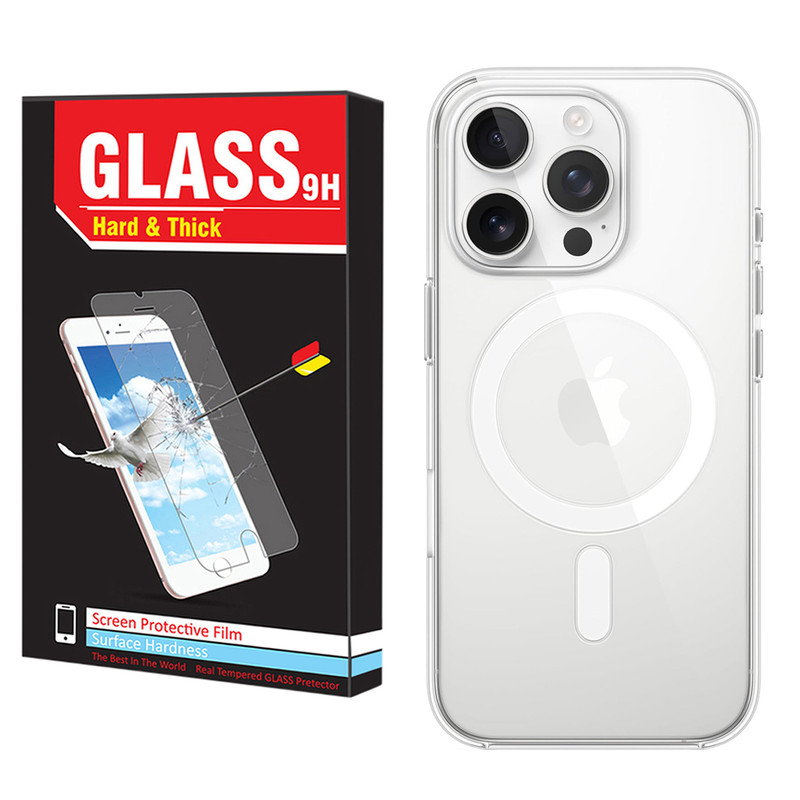 کاور هارد اند تیک مدل Clear Magsafe HT مناسب برای گوشی موبایل اپل iPhone 16 Pro