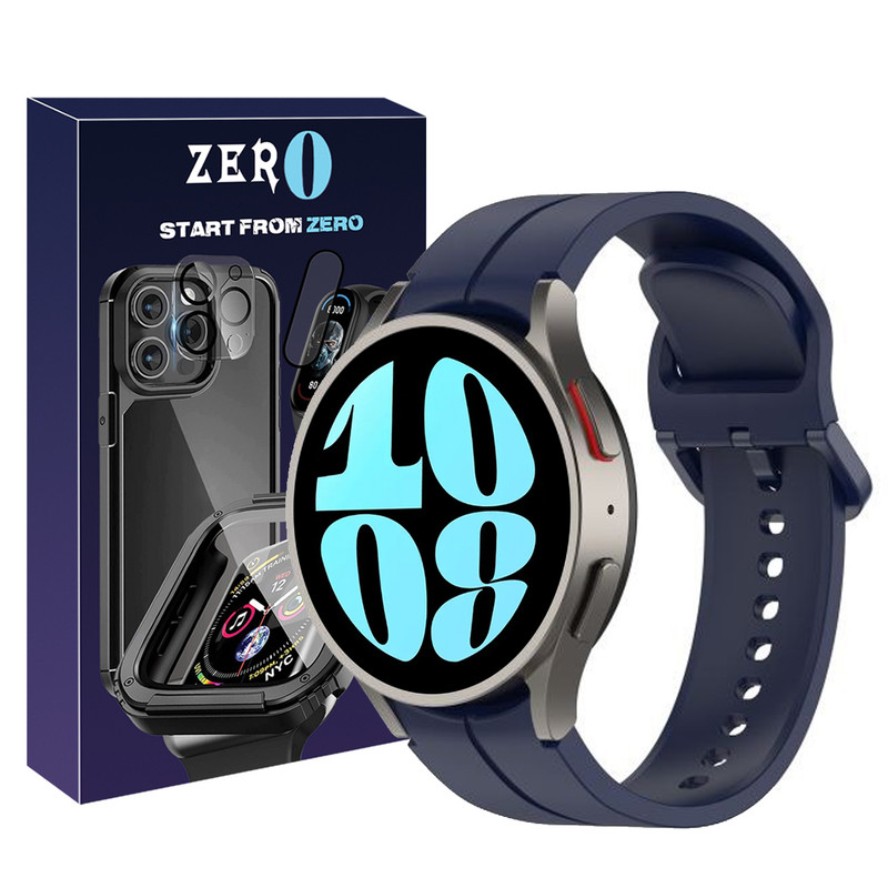 بند زیرو مدل Silic ORG AC-ZR مناسب برای ساعت هوشمند سامسونگ Galaxy Watch 4 / Watch 4 Classic / Watch 5 / Watch 5 Pro / Watch 6 / Watch 6 Classic