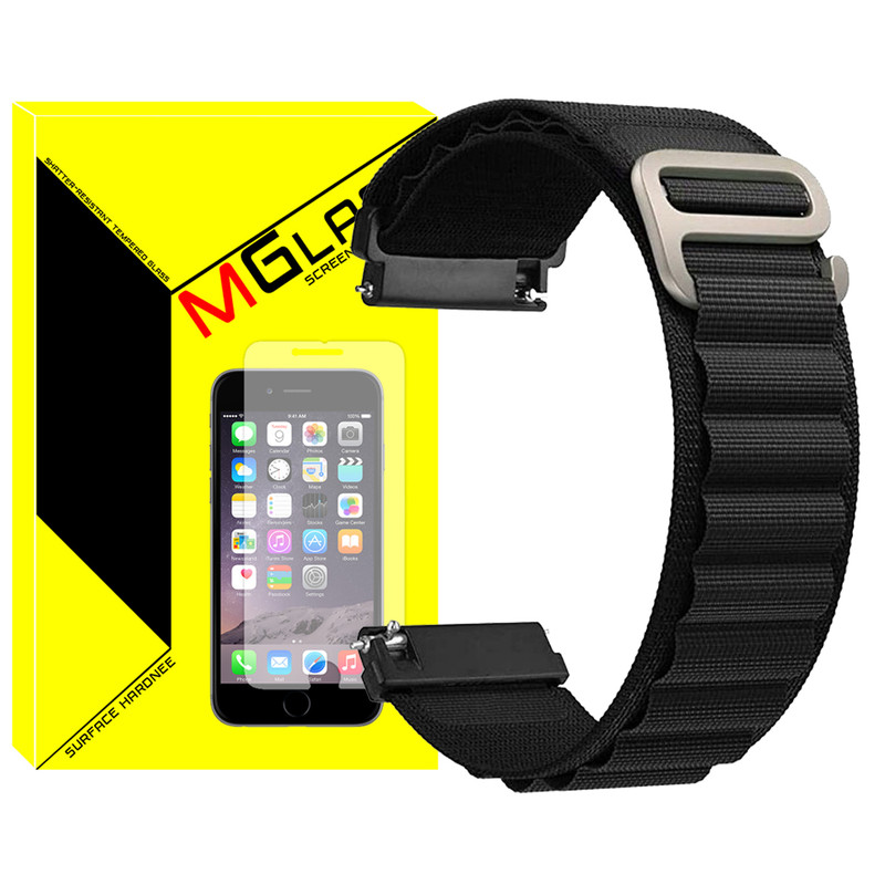 بند ام‌گلس مدل Alpine-MG مناسب برای ساعت هوشمند گارمین Vivoactive HR / Luxe / Style / Venu / Venu SQ