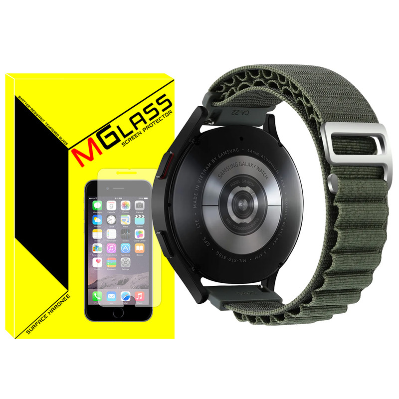 بند ام‌گلس مدل Alpine-MG مناسب برای ساعت هوشمند سامسونگ Galaxy Watch 6 Classic 47mm