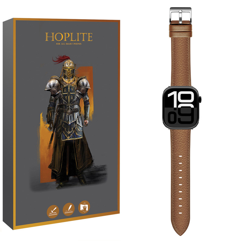بند هاپلایت مدل Classic Leather HL مناسب برای اپل واچ سری 7/8/9 سایز 45 میلیمتری