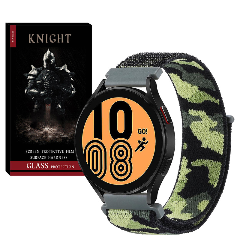 بند نایت مدل Nylon-Army-KT-TW مناسب برای ساعت هوشمند سامسونگ Galaxy Gear S3 Frontier SM-R760