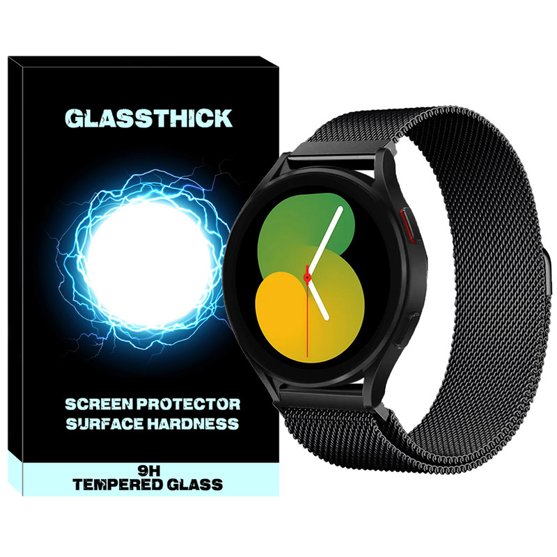بند گلستیک مدل Milanese مناسب برای ساعت هوشمند سامسونگ Galaxy Watch Active 1 / Active 2 40mm / Active 2 44mm / Watch 3 41mm / Galaxy Watch 4 40mm / watch 4 42mm / watch 4 44mm / watch 4 46mm