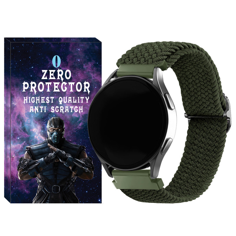 بند زیرو مدل Braided ZR مناسب برای ساعت هوشمند سامسونگ Galaxy watch 3 41mm / Galaxy watch 42mm / Gear Sport / S2 Classic