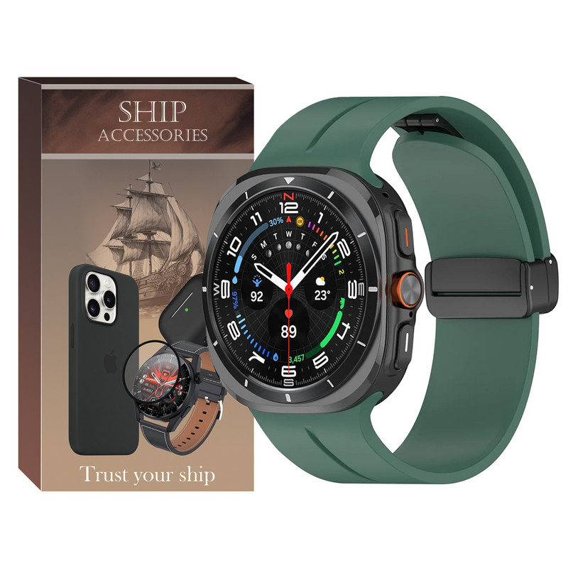 بند شیپ مدل Magnetic ORG SH مناسب برای ساعت هوشمند سامسونگ Galaxy Watch 7 Ultra 47mm