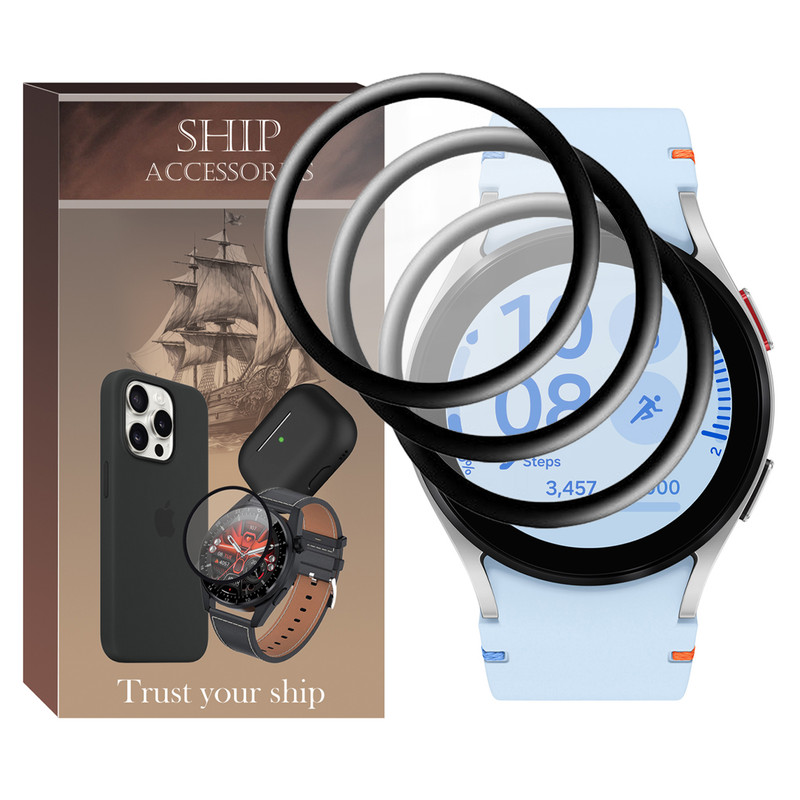محافظ صفحه نمایش شیپ مدل Pmma-SH مناسب برای ساعت هوشمند سامسونگ Galaxy Watch FE بسته سه عددی