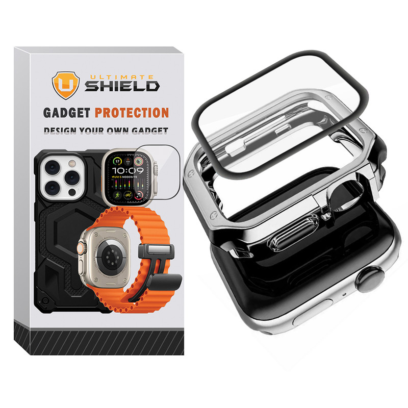 کاور آلتیمیت شیلد مدل Lux Shield UL مناسب برای اپل واچ سری 7/8/9 سایز 41 میلی متری به همراه محافظ صفحه نمایش