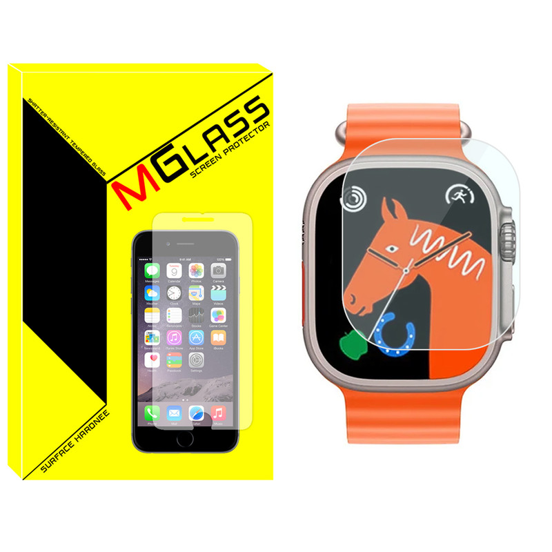 محافظ صفحه نمایش شیشه‌ای ام‌گلس مدل SH-MG مناسب برای ساعت هوشمند الترا BML Ultra Max