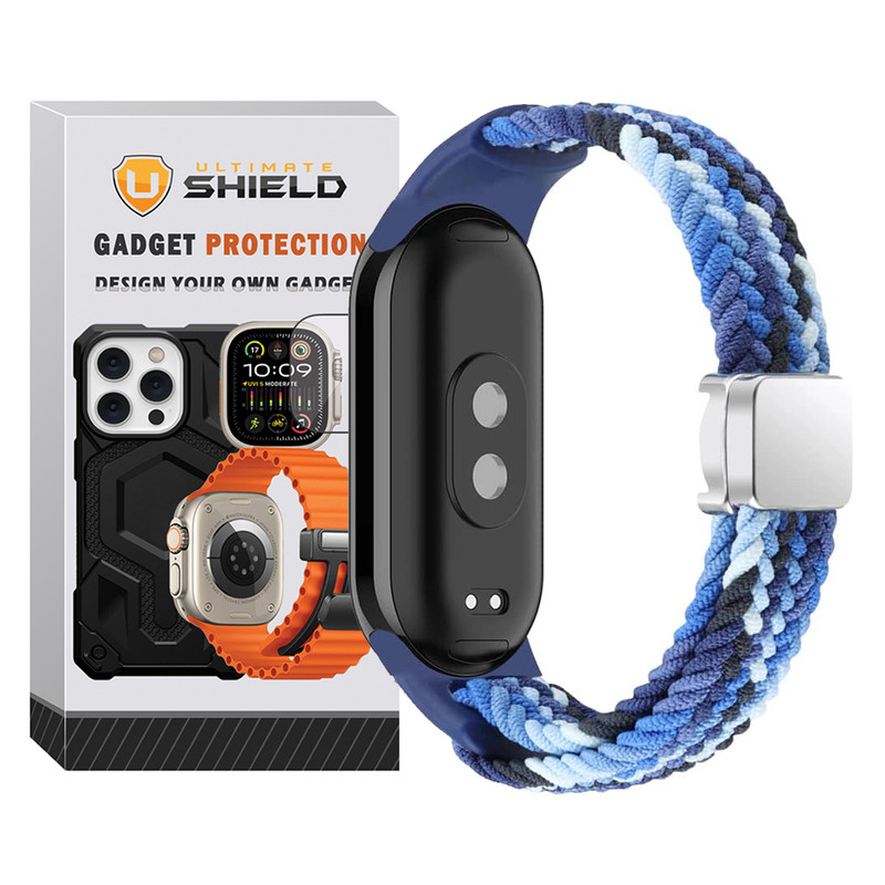 بند آلتیمیت شیلد مدل Magnetic Mi Braided مناسب برای ساعت هوشمند شیائومی Mi band 8