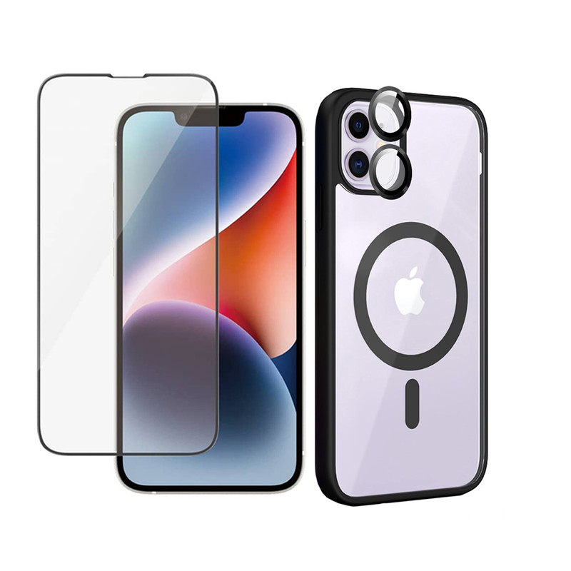 کاور آلتیمیت شیلد مدل Magsafe BRD RngFl مناسب برای گوشی موبایل اپل iPhone 11 به همراه محافظ لنز دوربین و محافظ صفحه نمایش