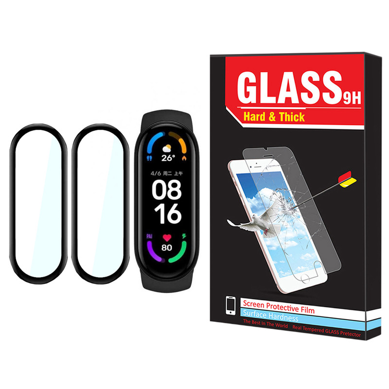محافظ صفحه نمایش نانو هارد اند تیک مدل Pmma-HT مناسب برای ساعت هوشمند شیائومی Mi band 9 بسته دو عددی