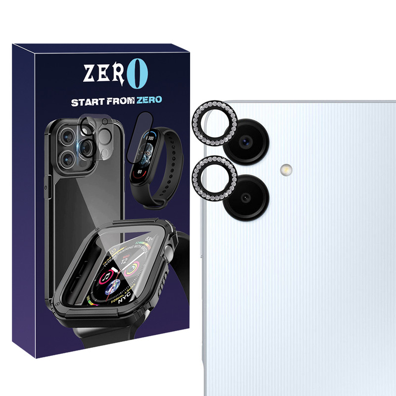 محافظ لنز دوربین زیرو مدل Ring Diamond ZR مناسب برای گوشی موبایل سامسونگ Galaxy A06