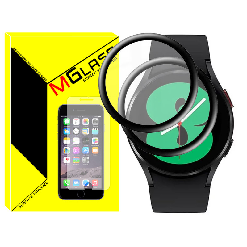 محافظ صفحه نمایش نانو ام‌گلس مدل NMG مناسب برای ساعت هوشمند سامسونگ Galaxy Watch 4 40mm بسته دو عددی