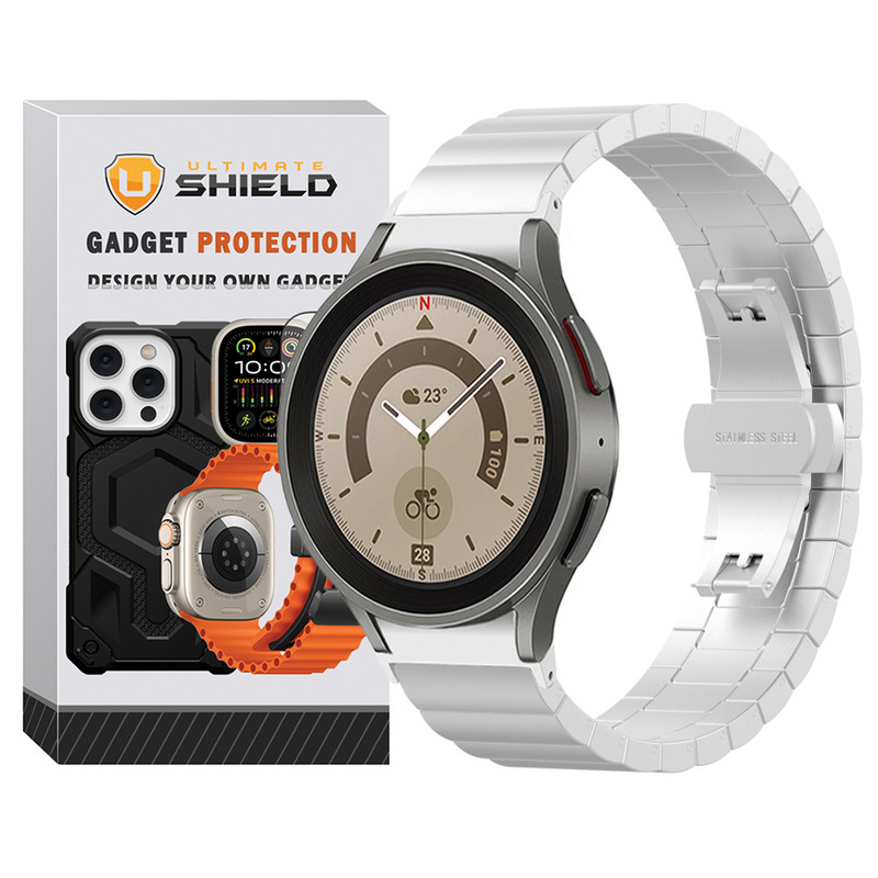 بند آلتیمیت شیلد مدل Swatch Link BTN مناسب برای ساعت هوشمند سامسونگ Galaxy Watch 7 40mm