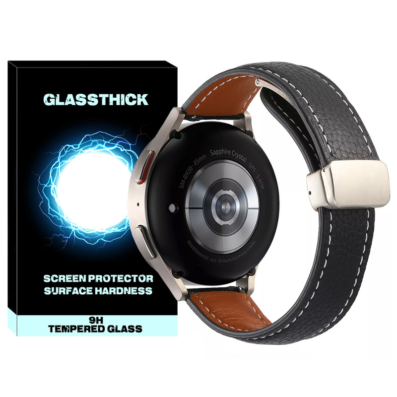 بند گلستیک مدل Mag Leather GL TW مناسب برای ساعت هوشمند گلوریمی Glorimi M1 Pro / M2 / M2 Pro / M2 Max / GS1 Pro / GS2 / GR1 size 22mm