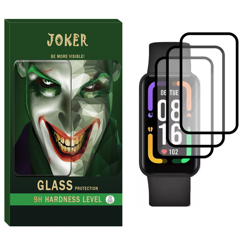 محافظ صفحه نمایش نانو جوکر مدل NJK مناسب برای ساعت هوشمند شیائومی Redmi Smart Band Pro بسته سه عددی