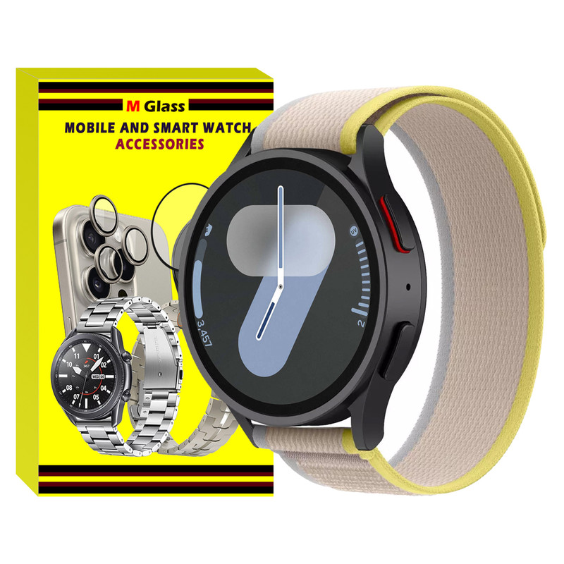 بند ام‌گلس مدل Trail Loop MG مناسب برای ساعت هوشمند سامسونگ Galaxy Watch 4/5/6/7/FE سایز 40/43/44/46/47mm