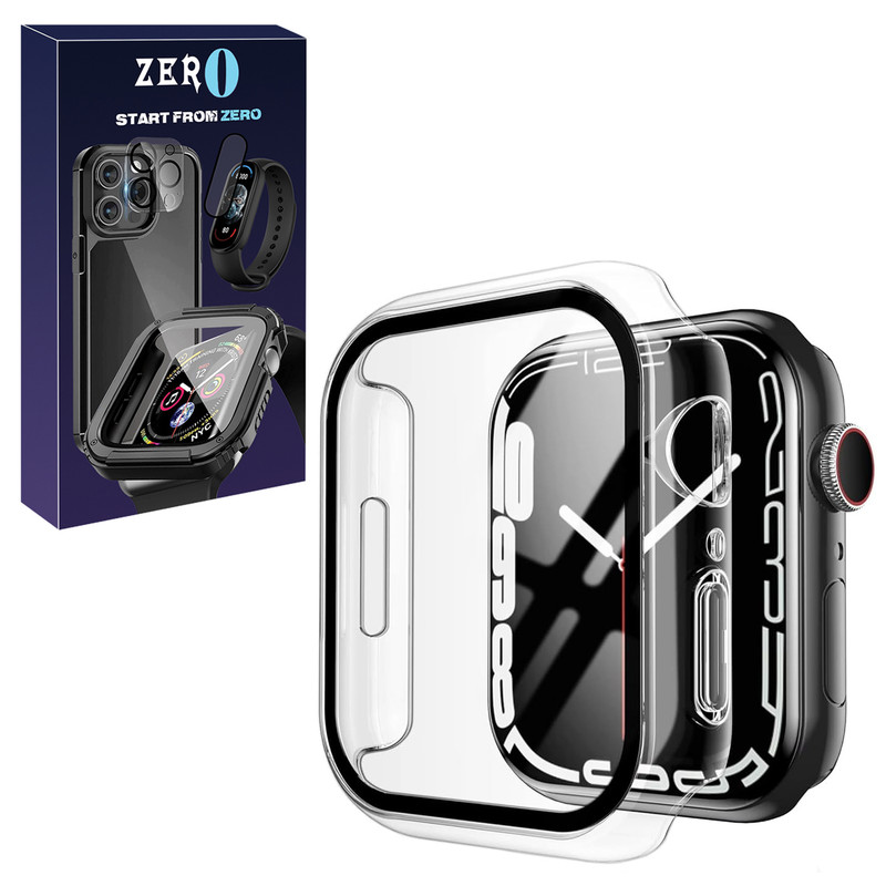 کاور زیرو مدل PolyPro ZR مناسب برای اپل واچ سری 7/8/9 سایز 45 میلی متری به همراه محافظ صفحه نمایش
