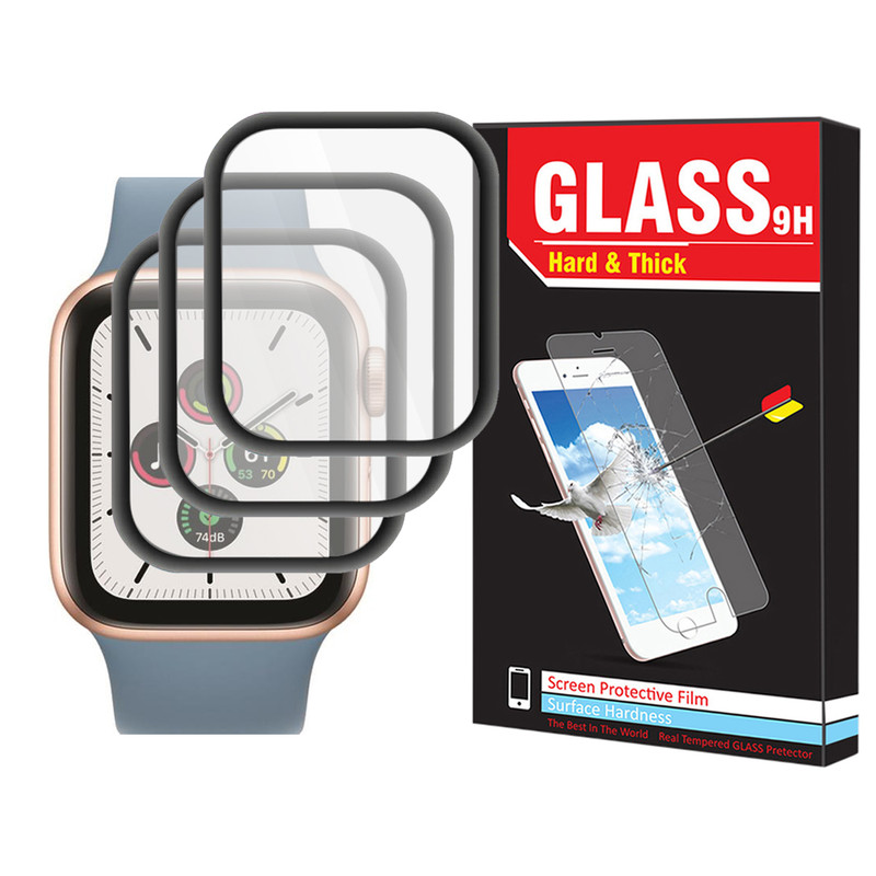 محافظ صفحه نمایش نانو هارد اند تیک مدل NHT مناسب برای ساعت هوشمند اپل Watch Series 7 SE 40mm بسته سه عددی