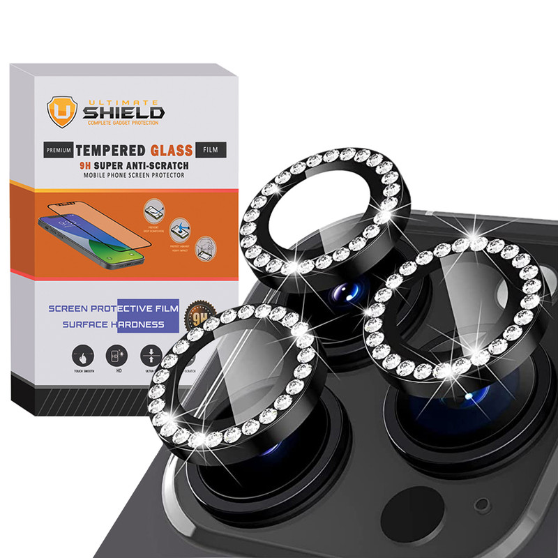 محافظ لنز دوربین آلتیمیت شیلد مدل Ring Diamond مناسب برای گوشی موبایل اپل Iphone 13 Pro / 13 Pro max