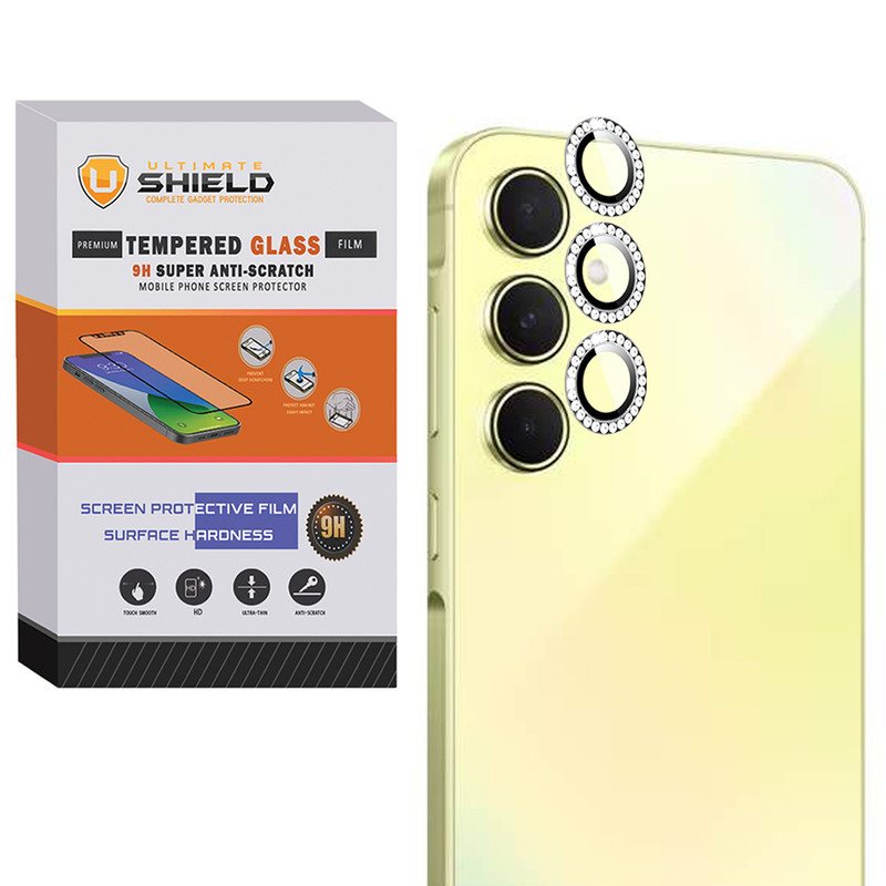 محافظ لنز دوربین رینگی آلتیمیت شیلد مدل Ring-Diamond-UL مناسب برای گوشی موبایل سامسونگ Galaxy A55